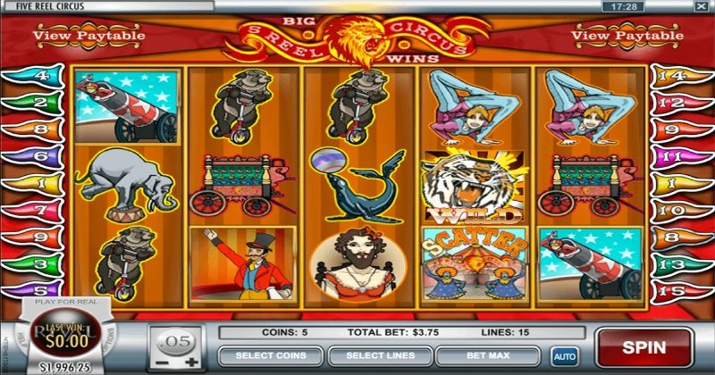 Play in 5 Reel Circus Slot Online from Rival Gaming for free now | www.maturefuckboy.com